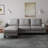 Matteus Upholstered Sectional Left Hand Facing-1404404849