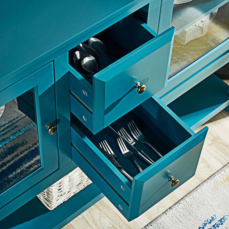 Buffet moderne avec tablettes réglables