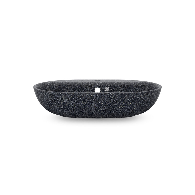 Soft60 23.62'' L Bathroom Sink, Stone