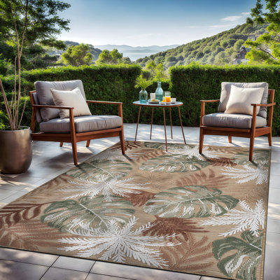 Tapis floral d'intérieur pour l'extérieur
