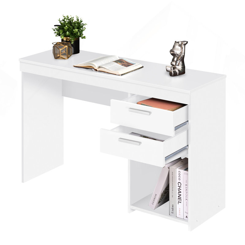 Poste de travail avec rangement Techni Mobile, Blanc