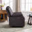 Brenaya 37" Wide Modern and Overstuffed Soft Breathable Faux Leather Power Standard Recliner with USB Port-44848579