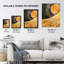 Abstract Sunrise Oil Painting Wall Art Print