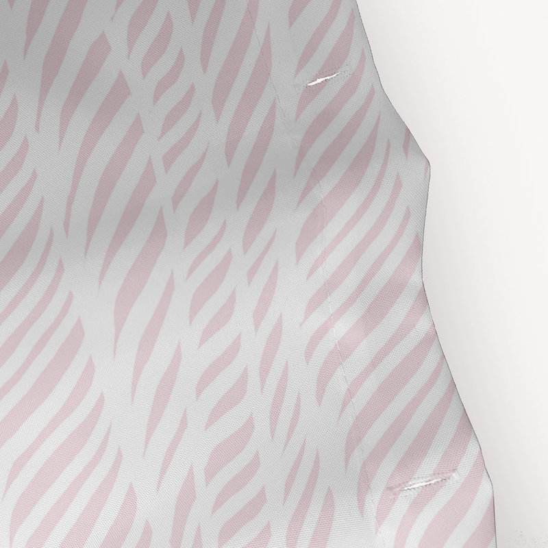 Rideau de douche simple Rolling Waves, Rose