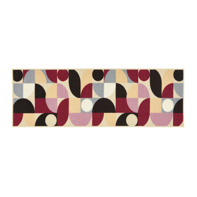 Non-Slip Indoor Doormat Value 2-Pack Purple Geo