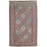 One-of-a-Kind Rectangle 4'2" X 6'7" Hand Knotted Area Rug