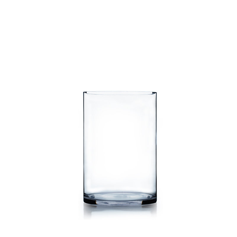 Karissa Handmade Glass Jar, 8" H x 6" W x 6" D