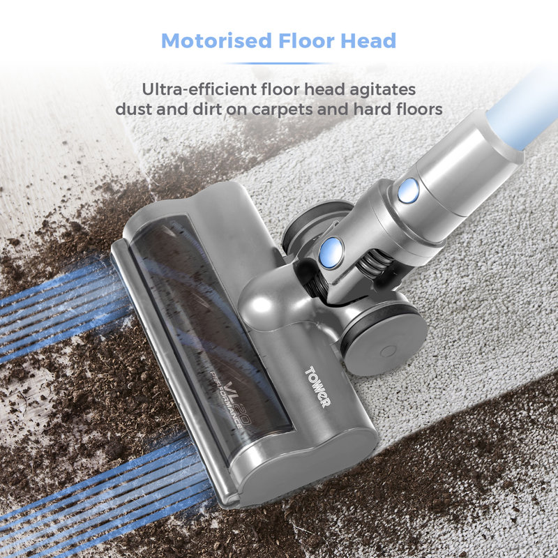 Tower VL20 3-in-1 Performance Corded Vacuum Cleaner with HEPA Filter, 1L Capacity, 400W, Aqua Blue