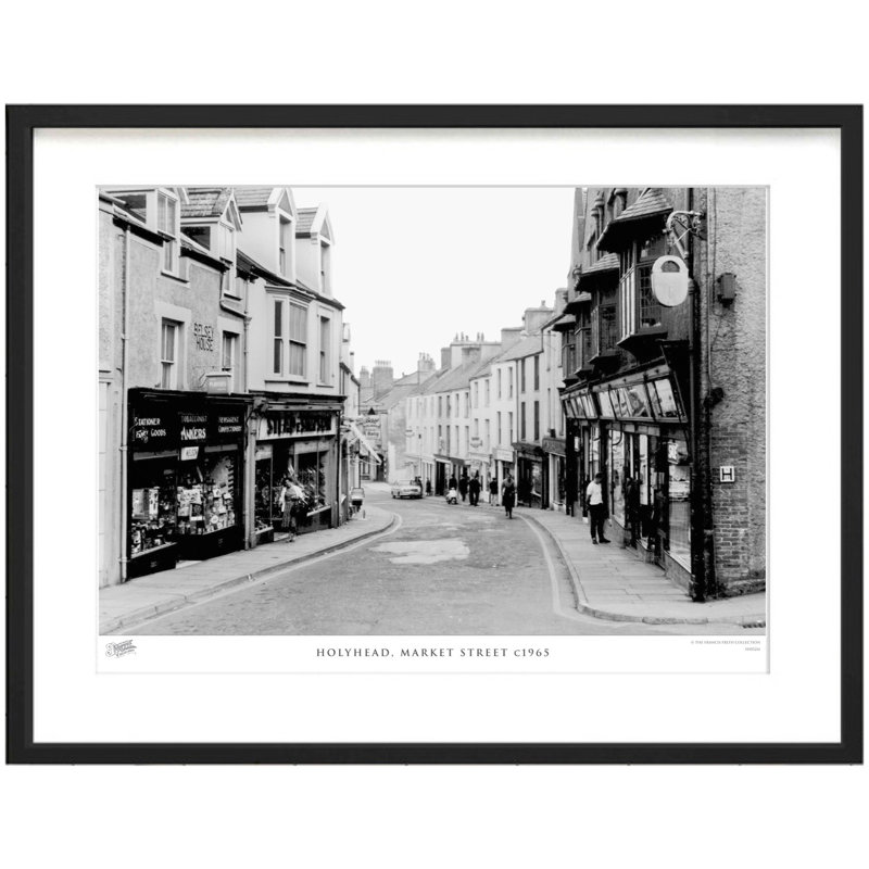 Holyhead, Market Street C1965 - Single Picture Frame Print, 28cm H x 36cm W