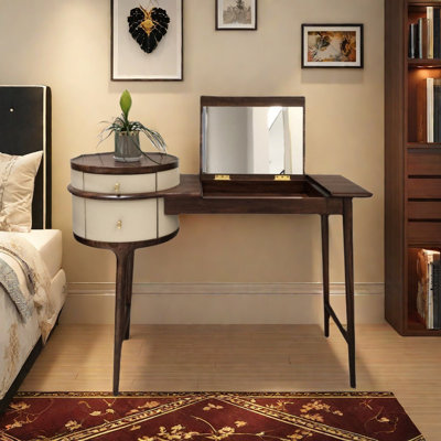 All Solid Wood Light Luxury Household Vanity