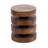 Stacked Solid Wood End Table-415465207