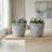 Acerra 2-Piece Mosaic Composite Hand-Painted Pot Planter Set-52475827