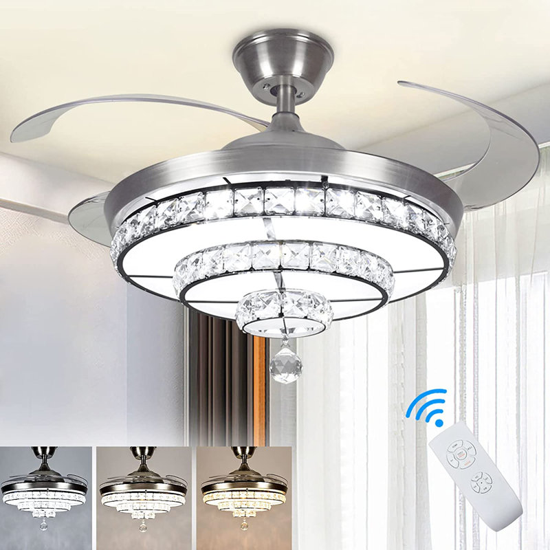 Enry 20'' Ceiling Fan with LED Lights