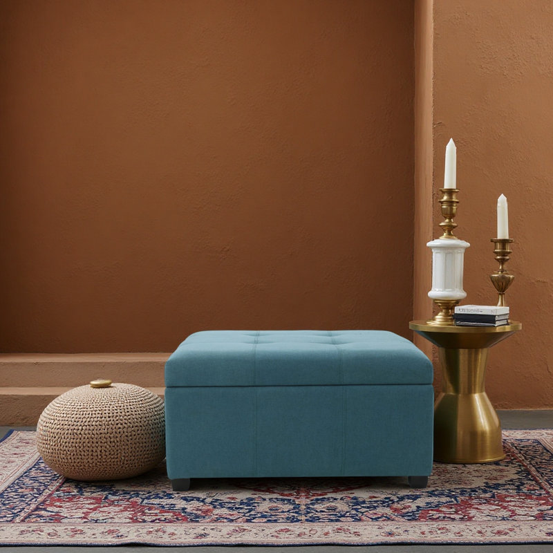 Tufted Square Storage Ottoman
