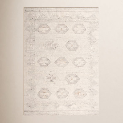 Hand-Woven Geometric Rug