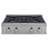 Ancona 30" Black Gas 4 Burner Cooktop