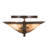 Domaine Glass Semi Flush Mount