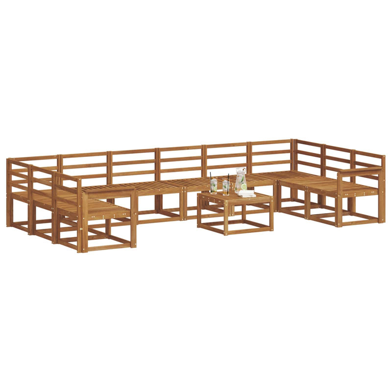 363cm Wide Patio Sectional Set