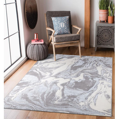 Aaina Abstract 50cm X 80cm Area Rug