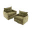 Fauteuil pivotant simple 36 po en chenille-1007275531