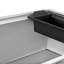 Ruvati 27-inch Workstation Slope Bottom Offset Drain Undermount 16 Gauge Kitchen Sink-1970718491
