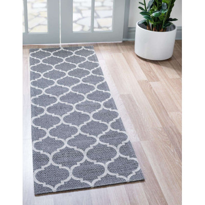 California Cotton Abstract Indoor Rug