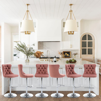 360°Swivel Adjustable Counter Height Bar Stools