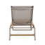 Chaise longue d'extérieur en aluminium, ensemble de 2