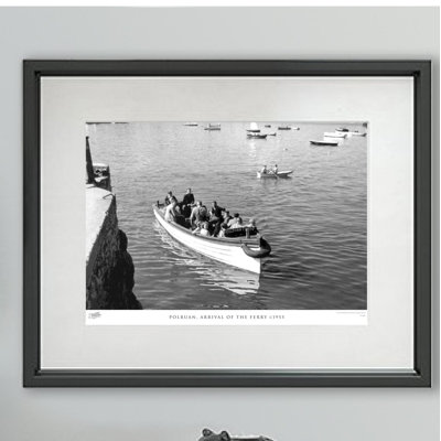 Polruan, Arrival Of The Ferry C1955 - Single Picture Frame Print