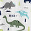 Rideau de douche simple Mod Dinosaur