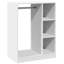 Wardrobe 77X48x102 Cm Engineered Wood-2134120200