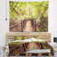 Jungle dans une tapisserie de style vintage Landscape-28505700