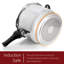 Autocuiseur en aluminium 2 pte MegaChef, compatible avec l'induction