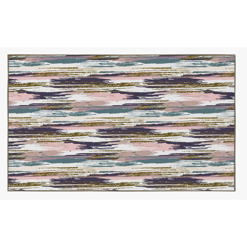 Maston Abstract Indoor Rug, Rectangle 5' x 7'