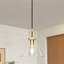 Luminaire suspendu moderne à 1 lumière avec abat-jour conique et luminaire suspendu réglable pour îlot de cuisine Levona-1298364414