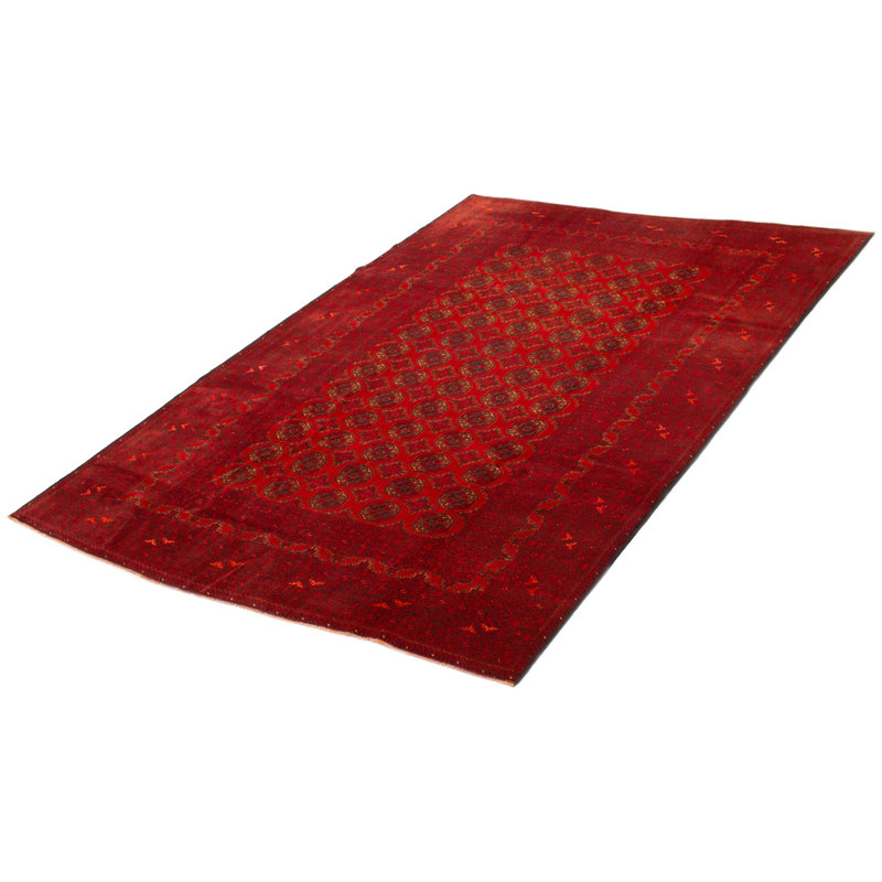 Tapis rouge Teimani 6 pi 7 po x 9 pi 5 po