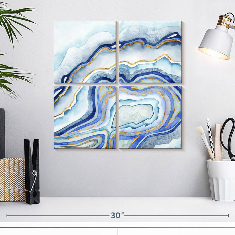 Avery Cobalt Agate II, 18'' H x 18'' W
