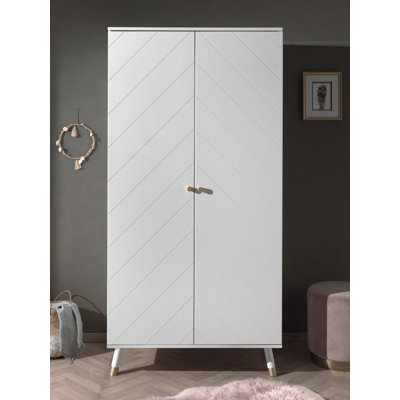 Billy 2 Door Manufactured Wood Wardrobe