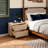 Solid Wood End Table With 2 Soft-close Drawers, 2-tier Nightstand For Bedroom And Living Room, Modern Side Table With Ample Storage Space