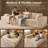 Fontanez Compression Packed 2 - Piece Corduroy Boneless Sectional - No Assembly Required-710206566-710206567