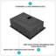 Évier de cuisine 25 encastré - Évier de cuisine encastrable noir en acier inoxydable calibre 18 25 po x 22 po