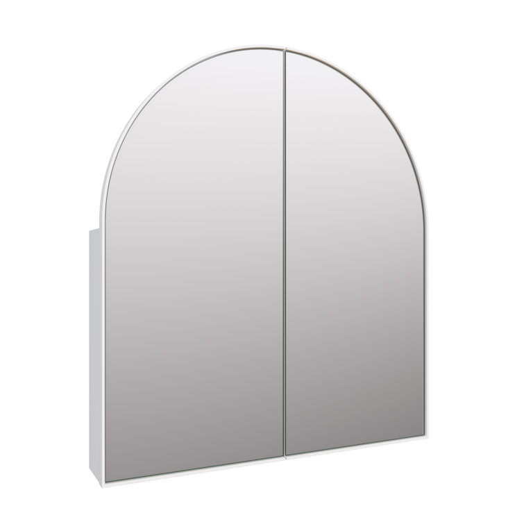 Two Door Steel Frame Arch Shape Medicine Cabinet