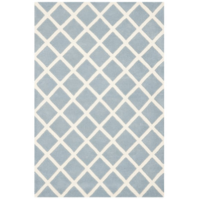 Temelec Geometric Wool Hand Woven Area Rug