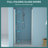 Fold Tempered Glass Shower Door 32"W X 72"H, Brushed Nickel - Construction Quality, Reversible Installation Option, Bathroom Upgrade Project Build, Choice,