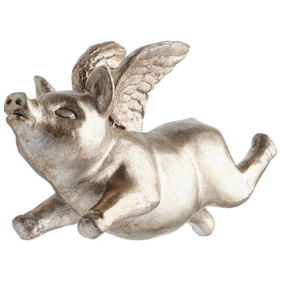Figurine volante porco
