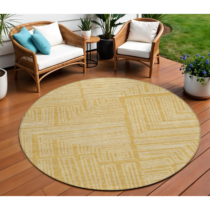 Tapis rond 8 po