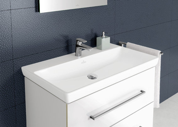 Avento 450mm Wall Mount Vanity Unit, Black