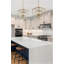 Lustre de style lanterne à cage double en or vieilli à 3 lumières de 17 po de largeur