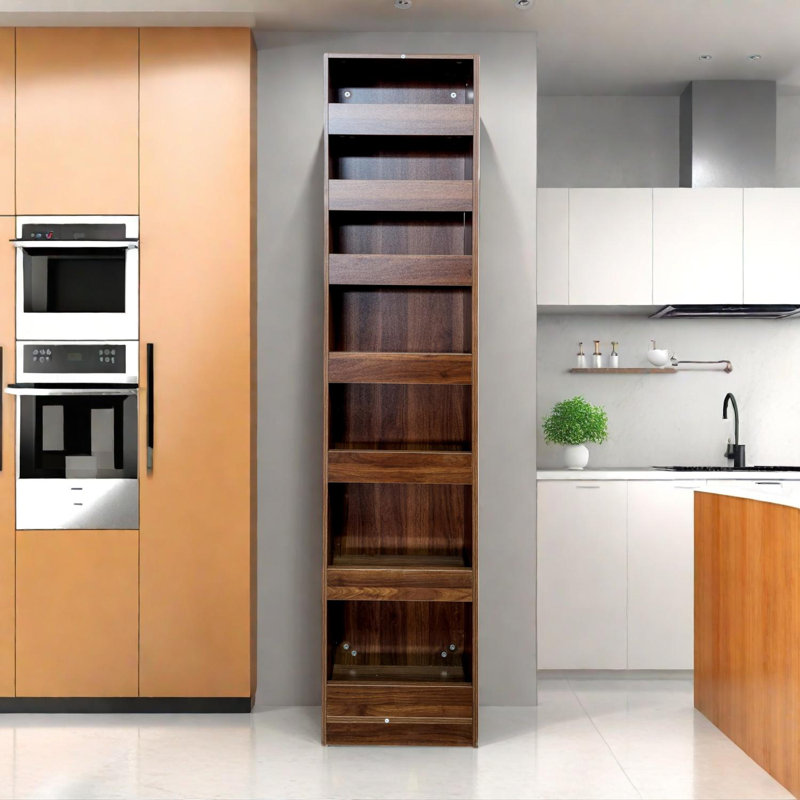 7 Tier Multi-Functional Pull-Out Storage Shelf for Kitchens & Narrow Spaces