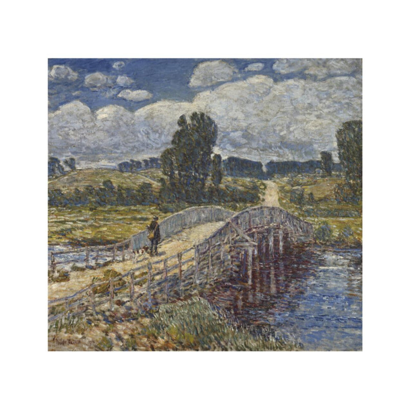 «Bridge at Old Lyme» par Childe Hassam - Impression giclée, H 22 po x l 28 po